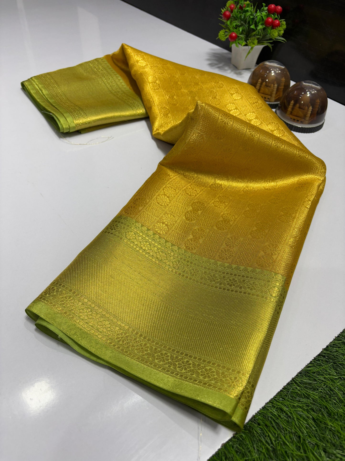 Pure banarasi brocade tissue Saree