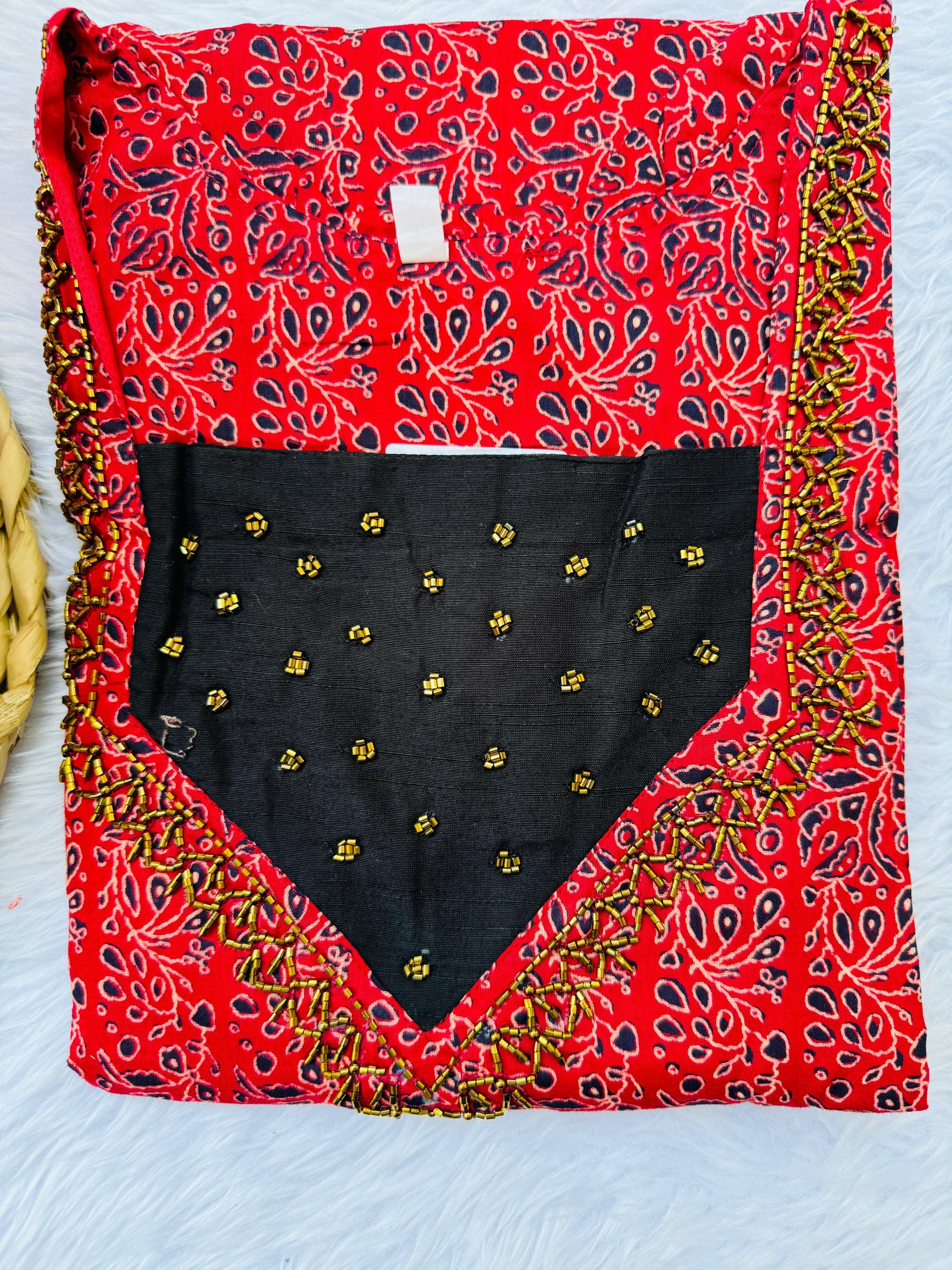 Ajrakh handwork kurta
