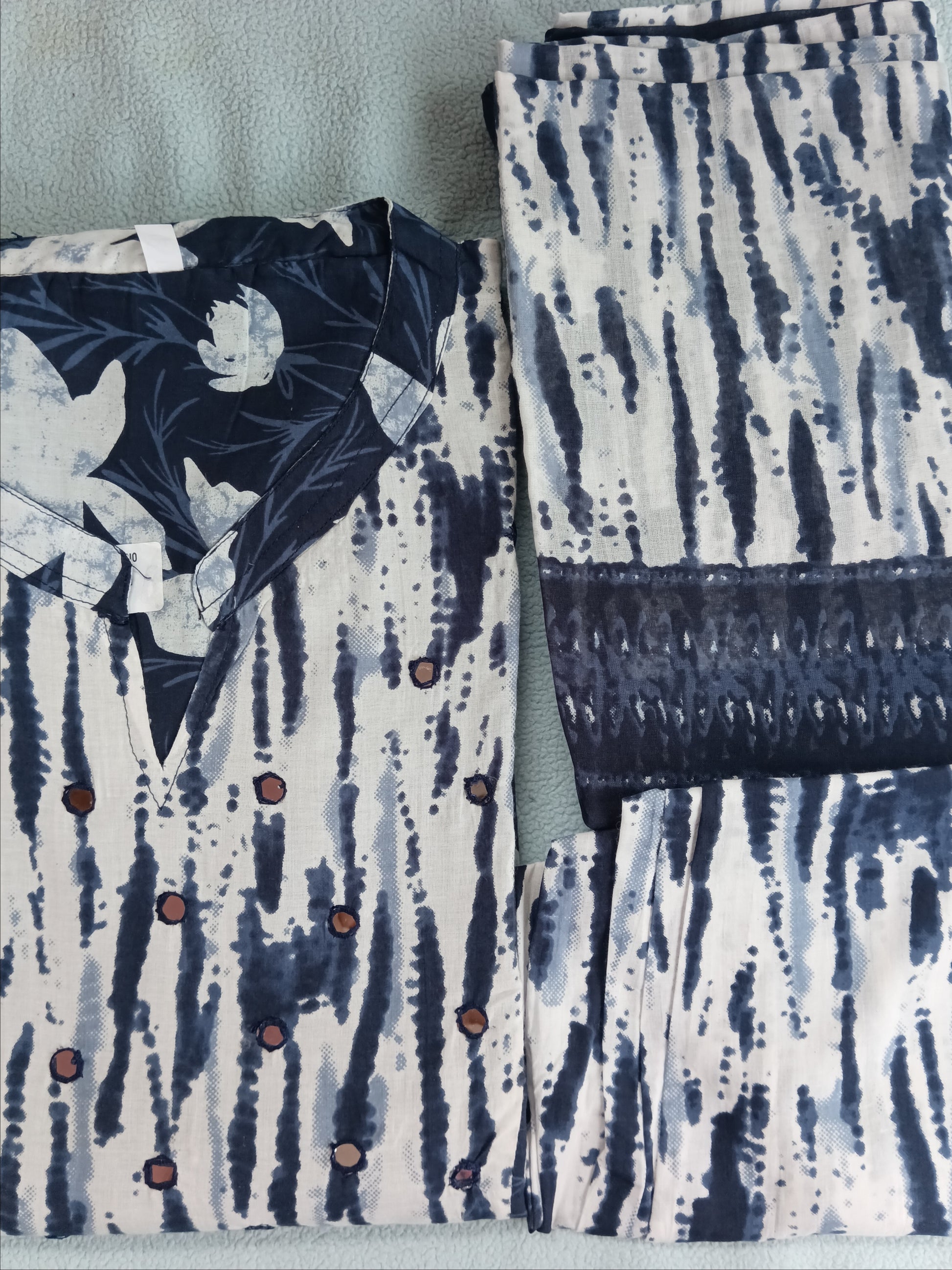 Ready to Wear 3 Piece Kurta set-Cotton